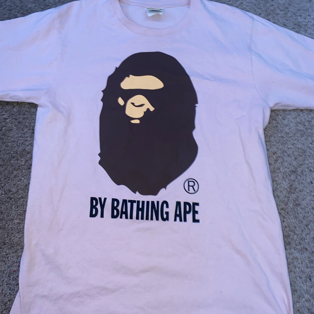 Light Pink A Bathing Ape Tee